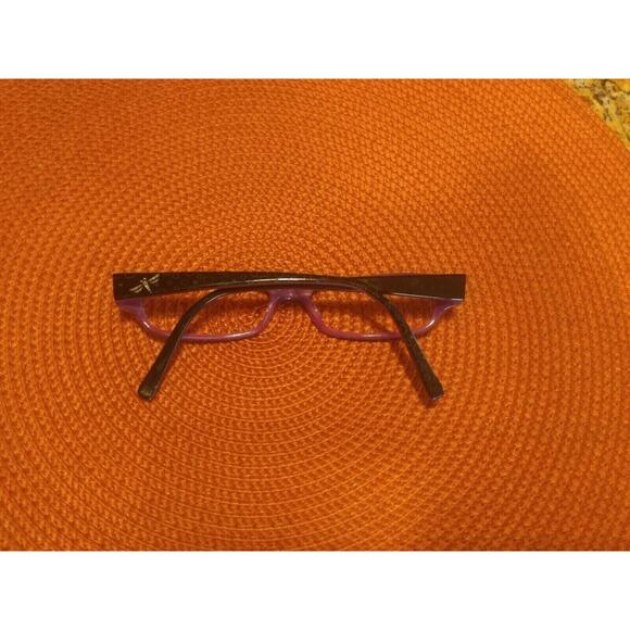 BULOVA “CHEMNITZ” Eyeglasses Frame Womens Petite 52-16-135 Black/Purple - Picture 5 of 9